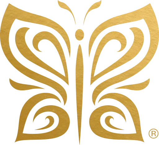 Emertia Logo Butterfly Gold